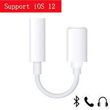 Bluetooth Audio Converter For Lightning To 3 5mm Headphone Jack Adapter For Iphone Splitter 7 8 X Calling Listening Aux Ios 12 1 Review Bluetooth Audio Headphone Phone Adapters