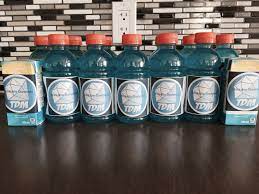 Minecraft but stone is water · diamond log · favorite log · feature on profile · embed · report. Dantdm Minecraft Diamond Water Blue Gatorade With Printed Labels Dantdm Youtube Party Kids Birthday Party