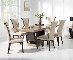 Raphael 170cm Brown Pedestal Marble Dining Table With Alpine Chairs Dining Table Marble Marble Top Dining Table Dining Table Design Modern