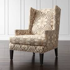 Luxe Wingback Chair Crate And Barrel Wingbackchair Oversized Chair Living Room Wingback Chair Modern Wingback Chairs
