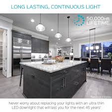 Luxrite 3 Inch Ultra Thin Led Recessed Light With Junction Box 7w 5000k Bright White Dimmable 450 Lumens Slim Recessed Ceiling Light Ic Rated Airtight Damp Rated Etl Listed Walmart Com