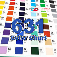 oracal 631 color chart