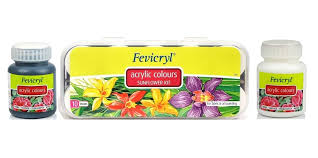 Pidilite Fevicryl Acrylic Sunflower Kit 10 Colours X 15 Ml Along With Black White Acrylic Paints Of 100ml Each Buy Online In Sri Lanka At Desertcart Lk Productid 119950396 Shop fevicryl at the amazon arts, crafts & sewing store. desertcart lk