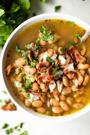 Serve pinto beans with mexican rice to make an easy meal of beans and rice. Charro Beans Frijoles Charros House Of Yumm
