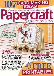 Find tons of free magazine subscriptions that you can get by mail by reading web sites that are geared toward free stuff. Papercraft Inspirations October 2014 Paper Crafts Magazine Paper Crafts Card Making Magazines