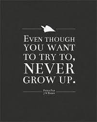 Which peter pan quote did you like the most? Peter Pan Print J M Barrie Quote Never Grow Up Typography Poster Literature Art Minimalist W Quotes About Real Friends Growing Up Quotes Quotes For Kids