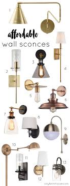13 Affordable Wall Sconces Affordable Wall Sconce Wall Sconce Hallway Interior Wall Sconces