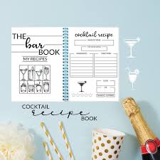 The Bar Book Cocktail Recipe Book Recipes For Alcohol Cocktails Wine Beer Diy Gifts For Wedding Cocktail Recipe Book Recipe Book Diy Drink Recipe Book