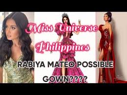 Rabiya mateo of iloilo city was crowned as the new miss universe philippines 2020 the pageant was held at the baguio country club in baguio city without a live audience. Rabiya Mateo Miss Universe Philippines Possible Gown Youtube