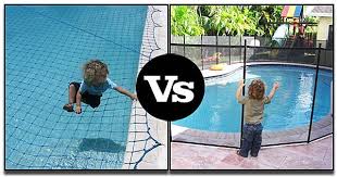 Measure the plastic sleeves that came with your fence material and measure, cut and install a piece of tape the. Pool Safety Cover Vs Safety Net Vs Safety Fencing Intheswim Pool Blog