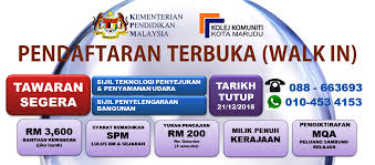 ❄️ sijil teknologi penyejukan dan penyamanan udara (24 bulan / 4 semester). Peluang Belajar Di Kolej Komuniti Kota Marudu Sabah Facebook