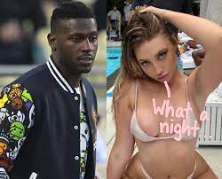 NFL Star Antonio Brown Allegedly Smuggled Viral OnlyFans Model Into Hotel  For Sex Right Before Being Cut From Team! 