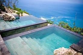 Pool Mit Blick Aufs Meer Indonesien Bali Resort Dream Pools Beautiful Pools