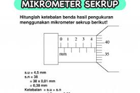 Pemeriksaan kedudukan nol dengan cara. Contoh Soal Mikrometer Sekrup Dan Pembahasannya