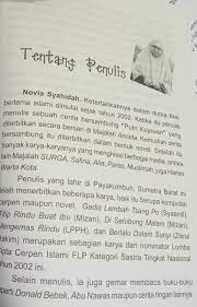 Penulis dilahirkan di desa tapos ii, kecamatan tenjolaya kabupaten bogor jawa barat. Contoh Biodata Penulis Cerpen Tulisan