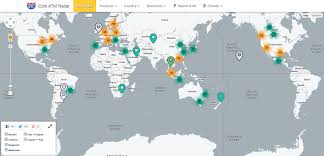 They are scattered across the continents, with the majority of btms being in north america. Bitcoin Atm Locations Worldwide
