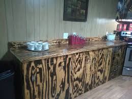 Cabinets And Countertops Made From Burnt Pine Wood Cabinets And Countertops Wood Kitchen Wood Kitchen Cabinets