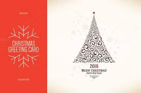 Christmas And New Year Greeting Card Greeting Card Template New Year Greetings New Year Greeting Cards