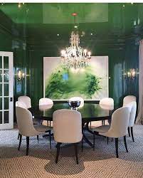 Green dining room design ideas take many shapes and sizes. Pin By Color Wheel On Art In Homes Green Dining Room Dining Room Decor Green Home Decor