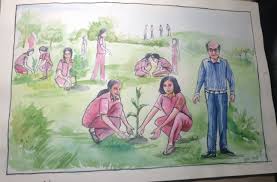 Discover an endless array of cool pictures to draw with our selection of plant, flower, and tree drawing tutorials. Pin By Shweta Chaturvedi On Memory Drawing Design Art Drawing Elementary Drawing Drawing Competition