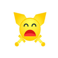 A creative way to express yourself. Sword Sad Emoji