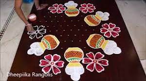 Pongal Pot Rangoli Design With 13x7 Dots L Sankranthi Muggulu 2019 L Bhogi Kundala Muggulu Youtube Sankranthi muggulu 2021 images, latest makar sankranti rangoli design मुग्गुलू ankranti geethala with dots, chukkala muggulu11 to 6, small designs borders. pongal pot rangoli design with 13x7 dots l sankranthi muggulu 2019 l bhogi kundala muggulu