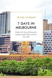 Travel Itinerary A Week In Melbourne 7 Days Studioist In 2021 Australian Road Trip Australia Travel Travel Itinerary