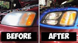 The Easiest Diy Headlight Restoration Ever Headlight Restoration Headlight Restoration Diy Cleaning Headlights On Car