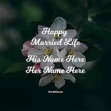 Happy Married Life Wishes Happy Wedding Day Wishes First Wishes Marriage is fixed and done and everybody is extremely happy. happy married life wishes happy wedding