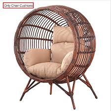 Amazon Com Sqinaa Hanging Egg Hammock Chair Cushions Without Stand Swing Seat Cushion Thick Nest Hanging Chair Bac In 2020 Swinging Chair Hammock Chair Chair Cushions