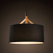 Brief Drum Pendant Light Fabric Shade Black Pendant Lighting Dining Room Drum Pendant Lighting Drum Pendant Lighting Dining Room
