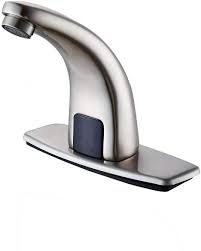 Another relatively inexpensive bathroom remodeling idea is to replace the bathroom faucet and shower/tub hardware. Automatic Sensor Touchless Bathroom Faucet Brushed Nickel Motion Activated Hands Free Lavatory Vanity Faucet Touch Free Solid Brass Auto Sensor Bathroom Sink Faucet Amazon Com