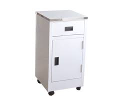 Vaunn medical adjustable tilt overbed bedside table with wheels for hospital and home use Tgpe Grey Hospital Bedside Table The Global Pharma Equipments Id 11642937373