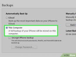 4.) go to the new location and make an empty backup folder. 4 Simple Ways To Change Your Iphone Backup Location Wikihow Tech