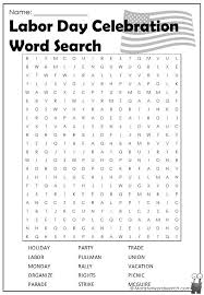 Birthday Celebration Word Search Nice Labor Day Word Search Labor Day Crafts Free Printable Word Searches Word Find