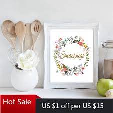 If ever there was a kitchen decorating style meant to feel more warm and welcoming, the country kitchen is it. Kitchen Quote Print Poland Wall Art Decor Polish Language Folk Art Picture Canvas Painting Kitchen Signs Poster Home Decoration Painting Calligraphy Aliexpress