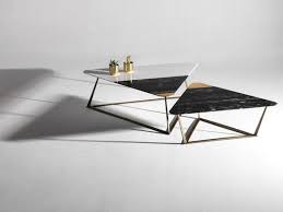 What are triangle shaped coffee table? 22 Modern Coffee Tables Designs Interesting Best Unique And Classy Geometric Coffee Table Marble Table Triangle Coffee Table