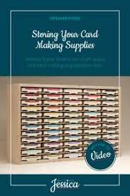 How to organize cards and card making supplies. How I Store My Card Making Supplies Organize My Craft Space Ink It Up With Jessica Card Making Ideas Stamping Techniques