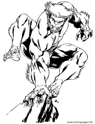 He was forced to abandon his family after the tragic murder of his father, a situation which caused his mutant bestial abilities of accelerated healing factor, keenly enhanced senses and bone claws in each hand to manifest. X Men Mad Wolverine Coloring Pages Printable
