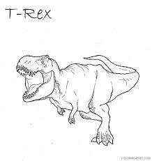 Tyrannosaurus rex is so commonly known and loved by children. T Rex Coloring Pages Printable Coloring4free Coloring4free Com