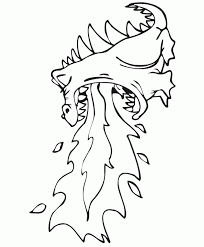 Fire breathing dragon coloring page. Fire Breathing Dragon Coloring Pages Scary Dragon Coloring Pages Coloring Home