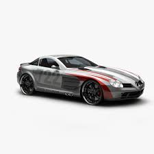 Free Mercedes Benz Slr 3d Model Mercedes Benz Slr By Lashkoalex Car 3d Model Sports Car 3d Model