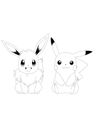 Pokemon has brought us many strange and unusual characters that kids love to color. Pikachu And Eevee Coloring Pages 2 Free Coloring Sheets 2020 Pokemon Coloring Pages Eevee Coloring Pages Pikachu