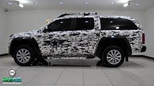 Vw Amarok Satin Pearl White Matt Digital Camouflage Mat Saten Dijital Kamuflaj Folioplus Profesyonel Arac Kaplama Merkezi Vw Amarok Volkswagen Camo Car
