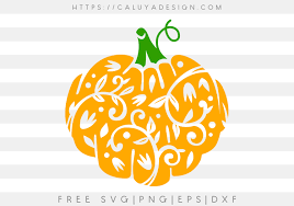 Download Free Floral Pumpkin Svg Png Eps Dxf By Caluya Design