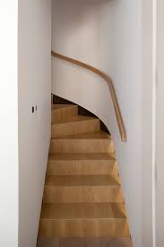 Modern loft stairs with office underneath. Bespoke Staircase Design Charles Mullineux Design Architects In Cheltenham And The Cotswolds