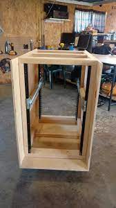 Diy Enclosed Server Rack Server Rack Diy Rack Diy Cabinets