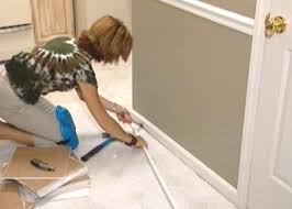 Peel and stick the tiles. How To Install Self Stick Floor Tiles How Tos Diy