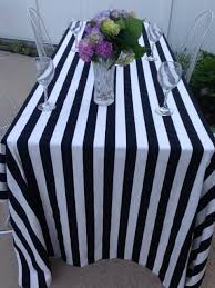 Black And White Striped Tablecloth Party City Image Result For Black And White Striper Tablecloth Black And White Tablecloth Wedding Tablecloths Reception Table Decorations