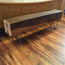 Reclaimed Oak Beam Bench Metal Furniture Legs Raw Steel Furniture Furniture Legs